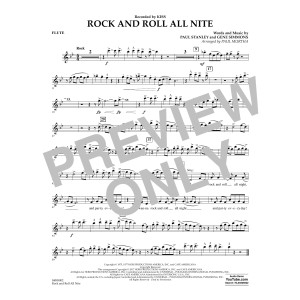 Rock and Roll All Nite - Flute